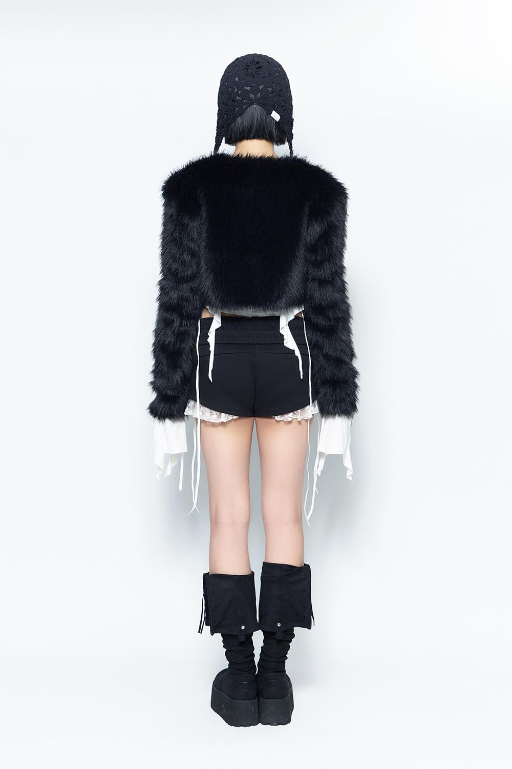 THEREDTHREAD / ザレッドスレッド】S jersey shorts lace