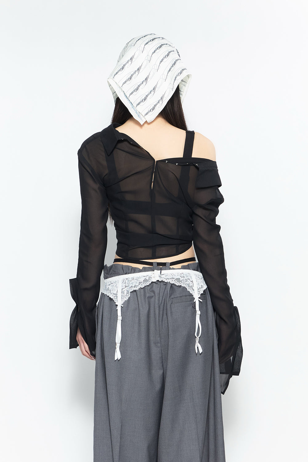 THEREDTHREAD / ザレッドスレッド】metal trim shirt
