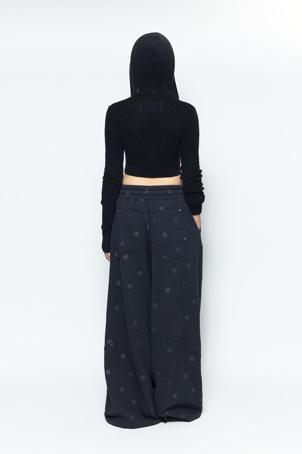 S dot sweat wide pants