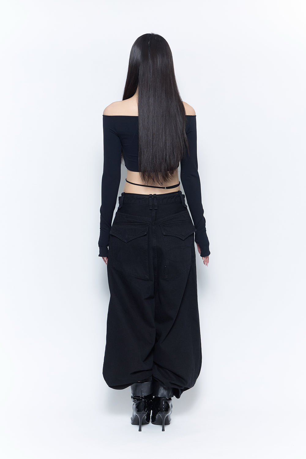 ザレッドスレッド double knee denim heart THEREDTHREAD / ザレッドスレッド】double knee denim heart