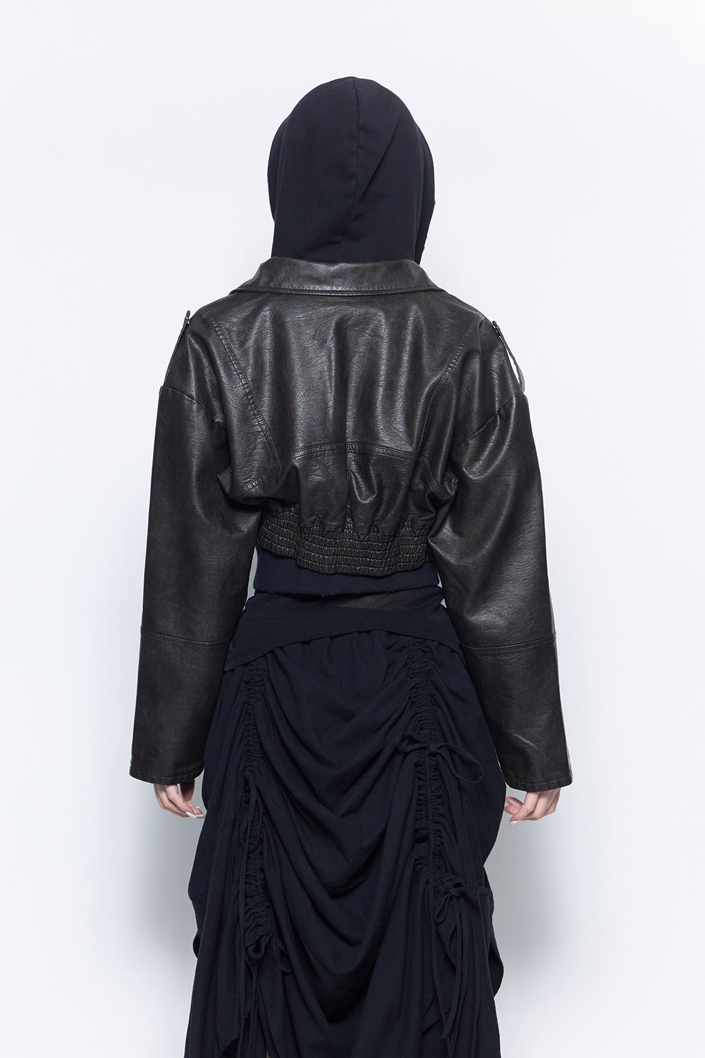 fake leather jacket