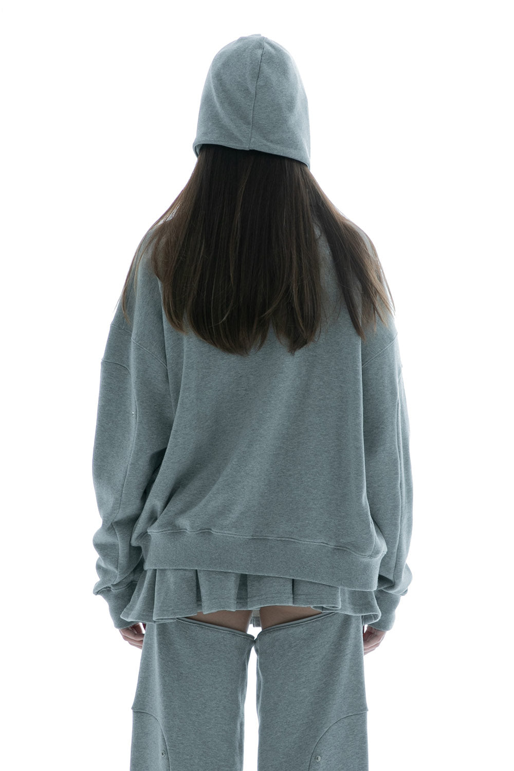 S w zip hoodie long