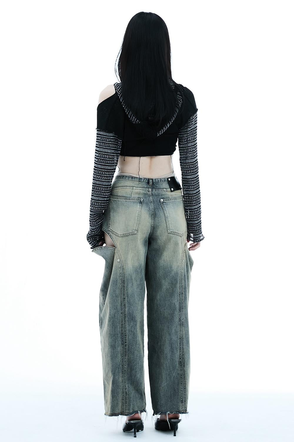 THEREDTHREAD / ザレッドスレッド】S cutting denim 2