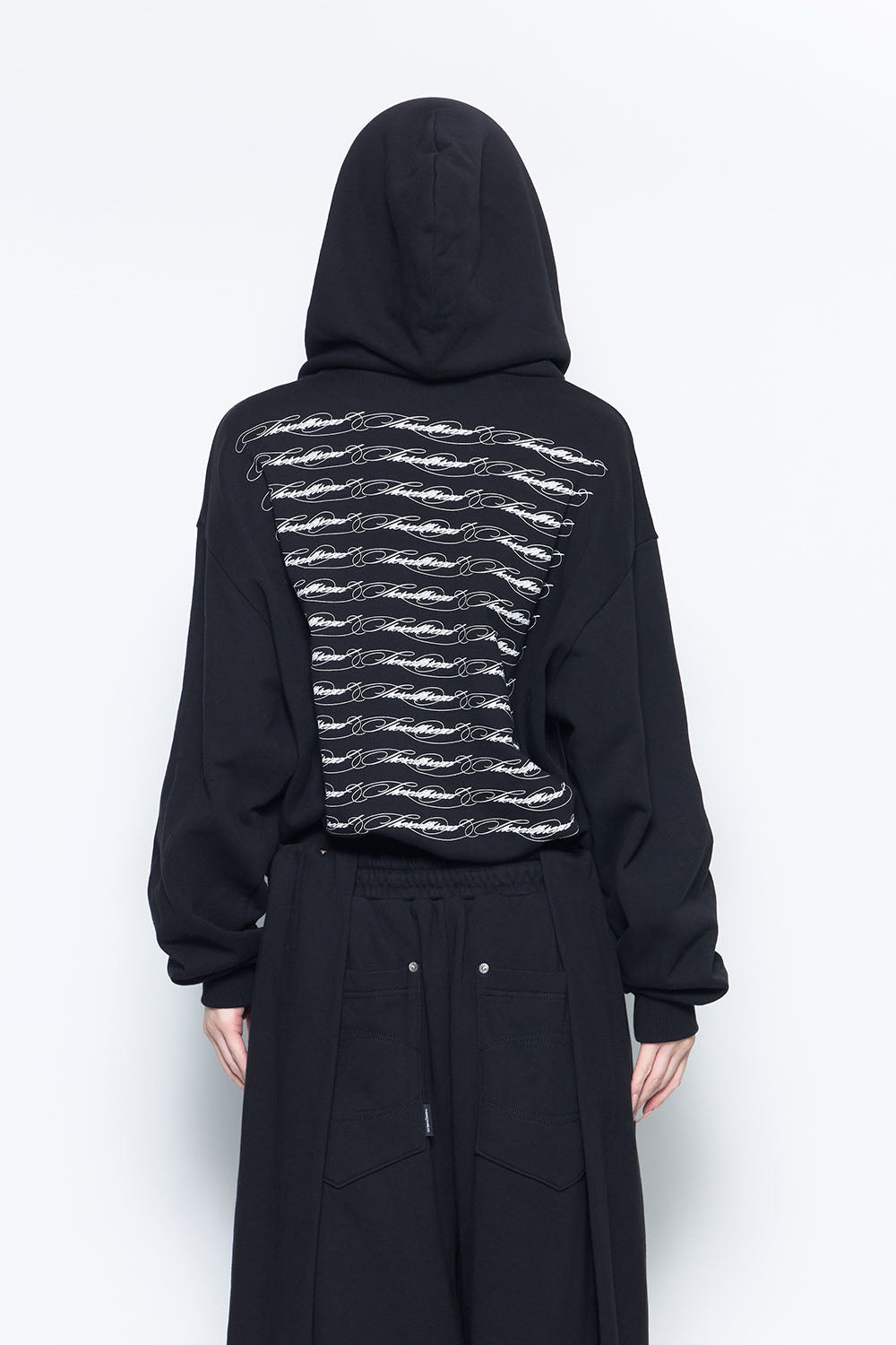 S logo pullover hoodie