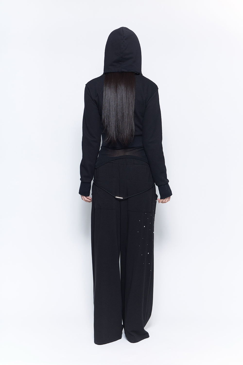 logo gradation pants