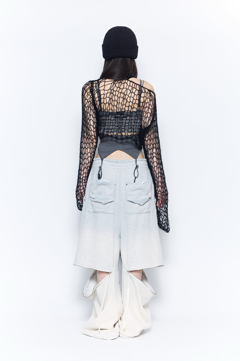 zip contour sweat pants