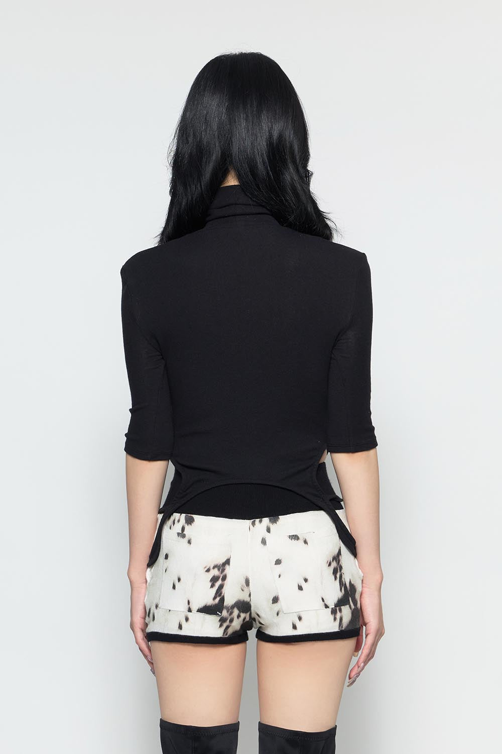 トップス theredthread S loop drape tops THEREDTHREAD / ザレッドスレッド】S loop drape tops