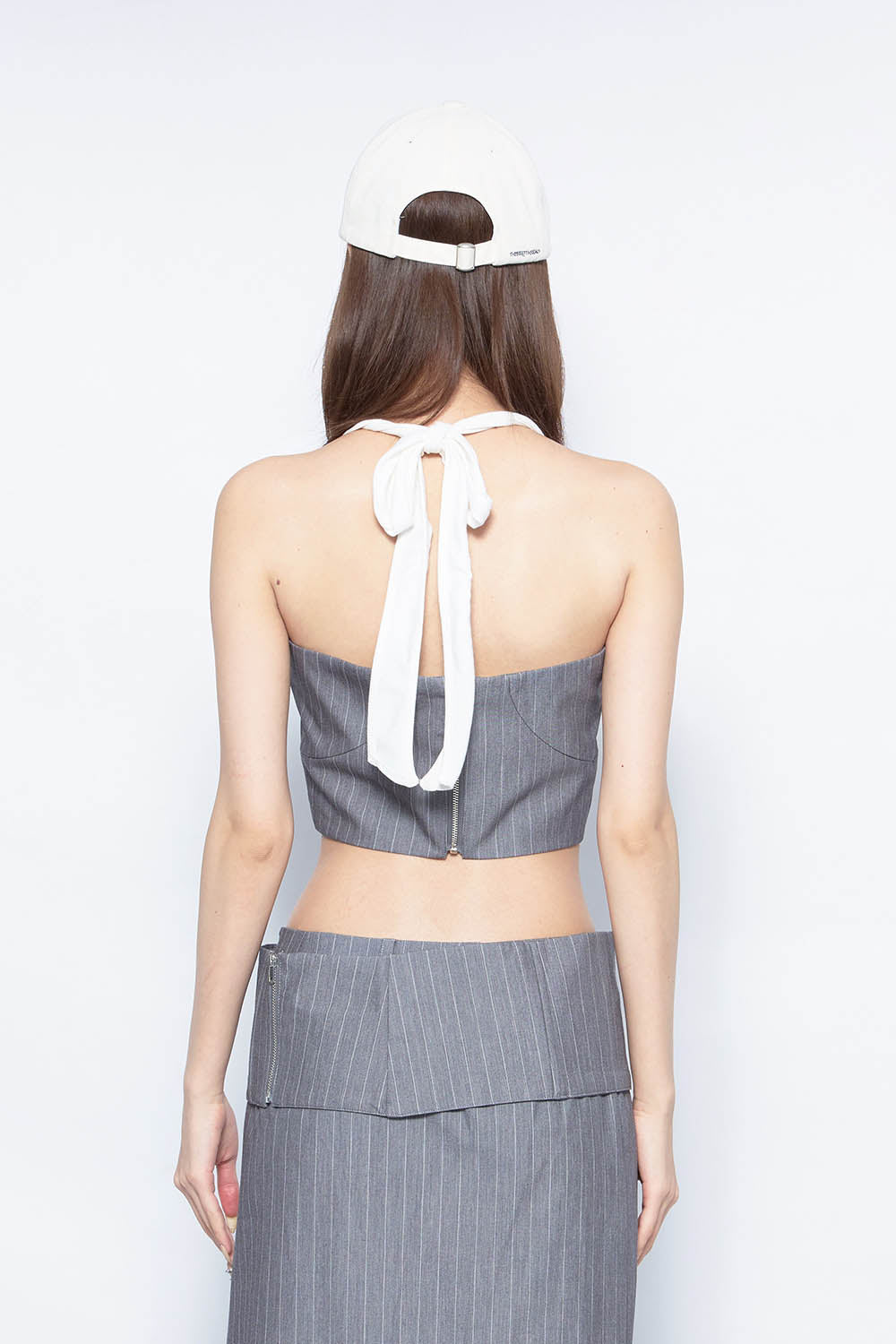 THEREDTHREAD / ザレッドスレッド】S lace up halter tops