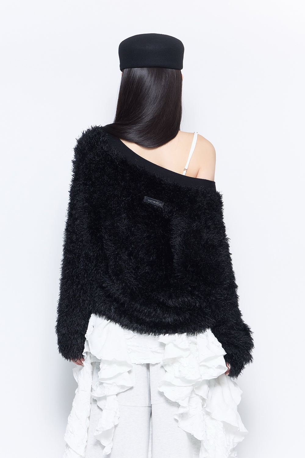 basic shaggy cardigan