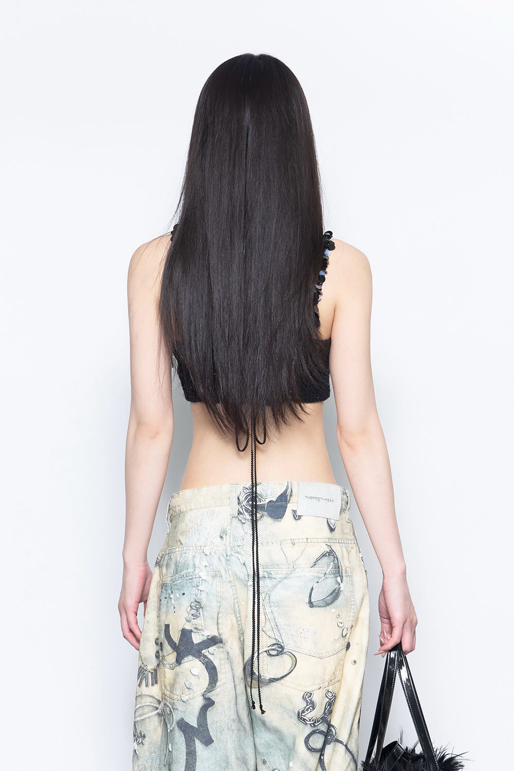 S petite tweed bustier