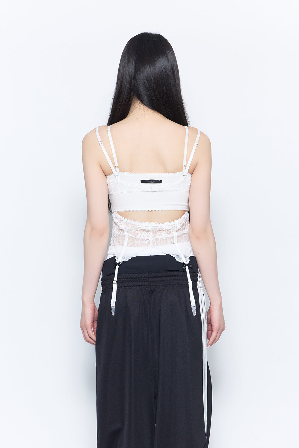 キャミソール theredthread layered garter cami lace THEREDTHREAD / ザレッドスレッド】layered garter cami lace