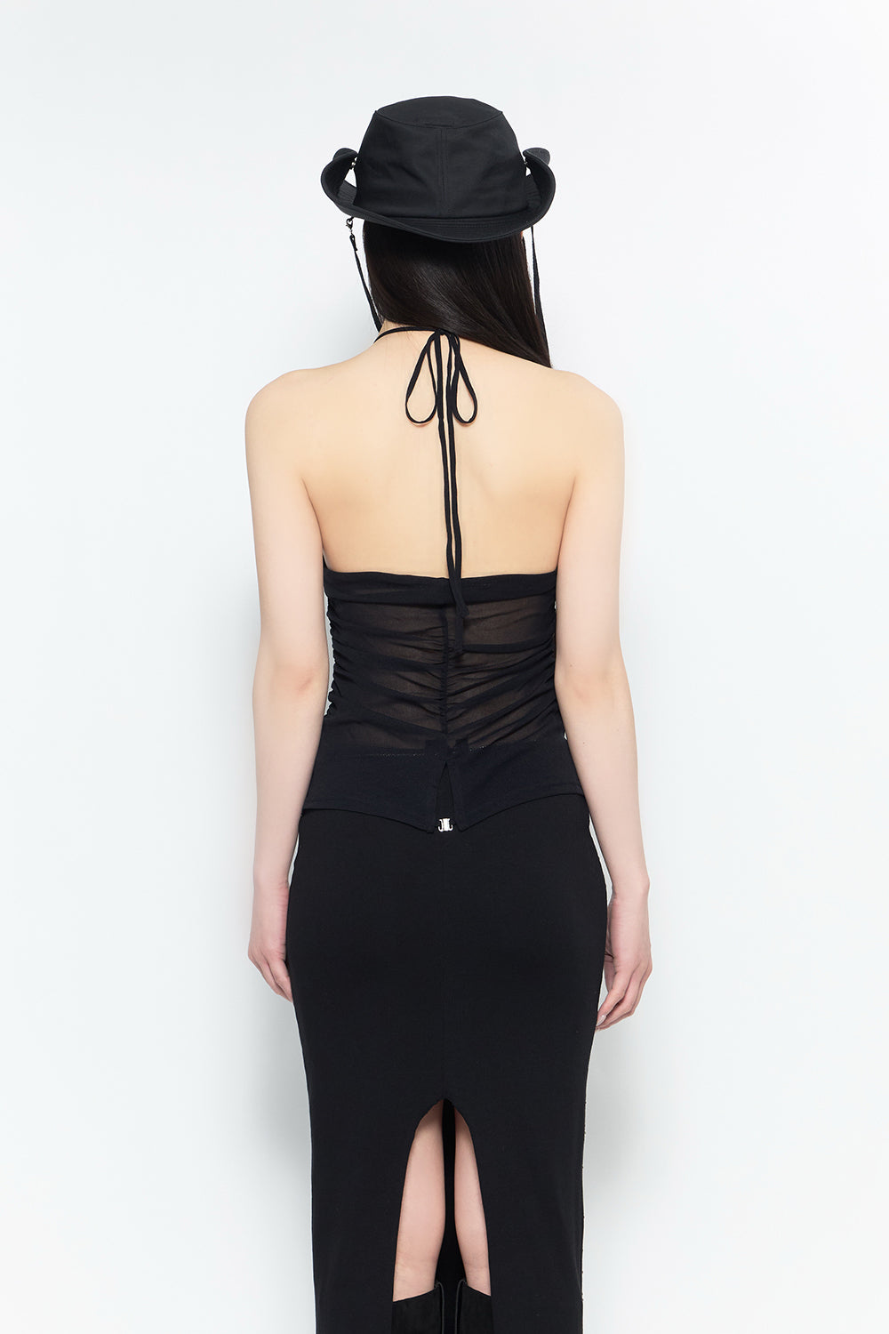 furry triangle hook tops