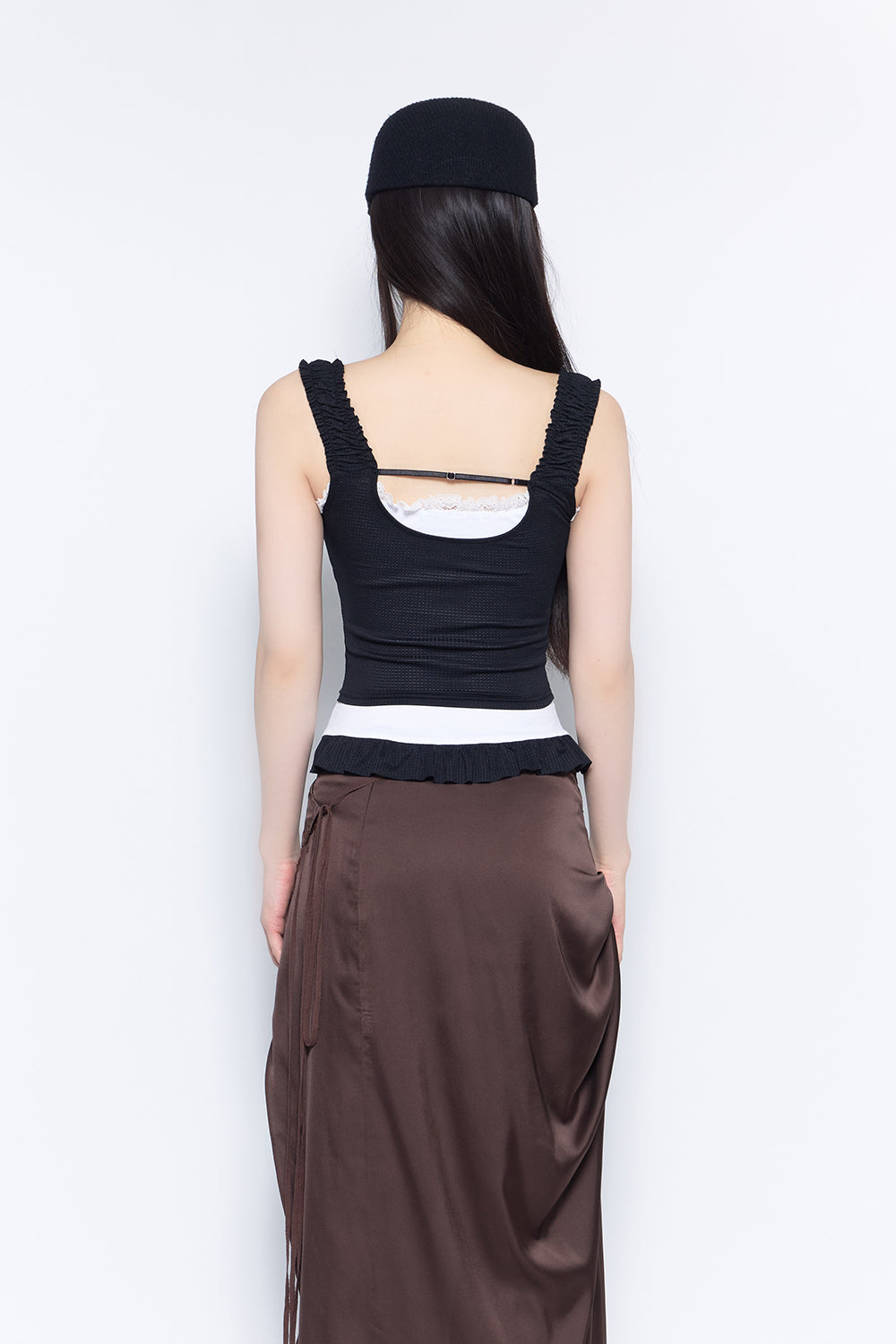 frill corset tops