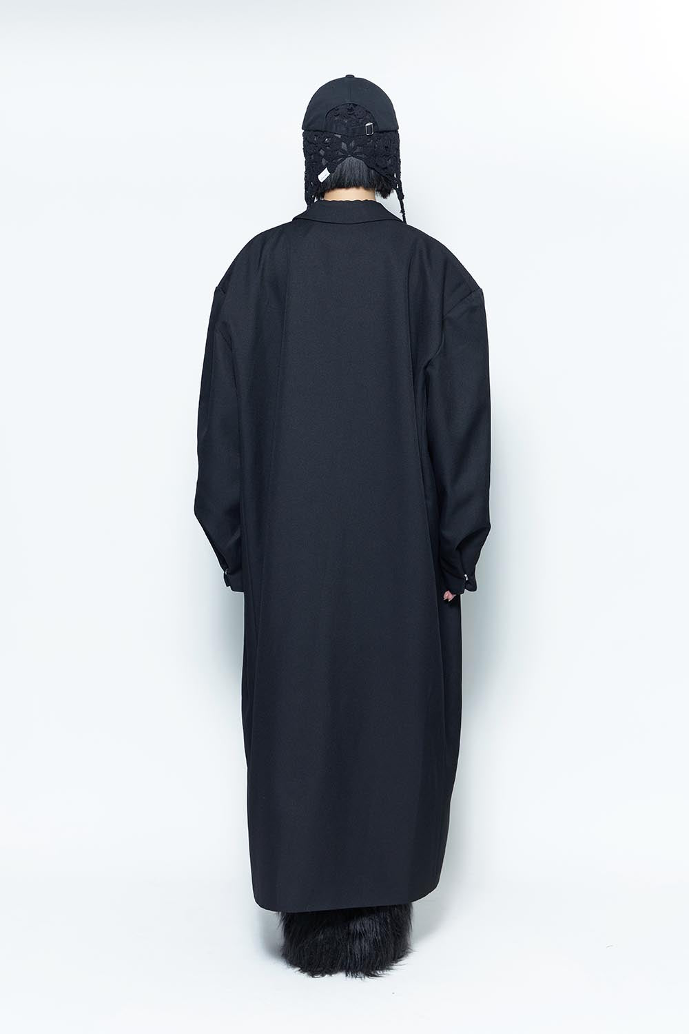 THEREDTHREAD S maxi tailored coat グレー THEREDTHREAD / ザレッドスレッド】S maxi tailored coat