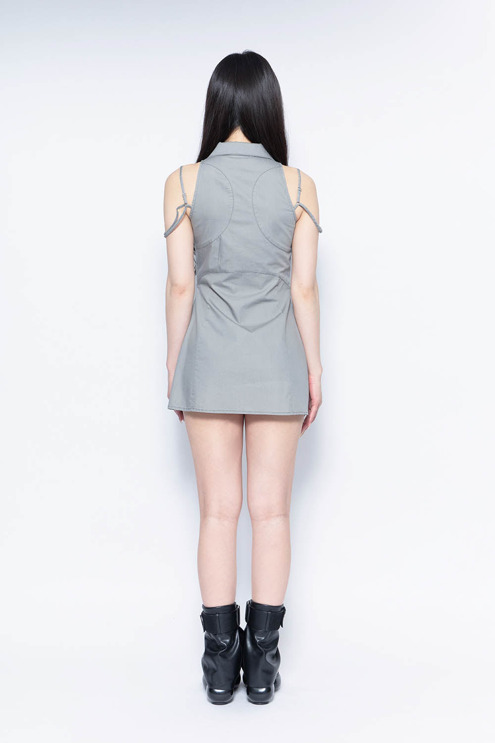 THEREDTHREAD / ザレッドスレッド】S tie shirt dress