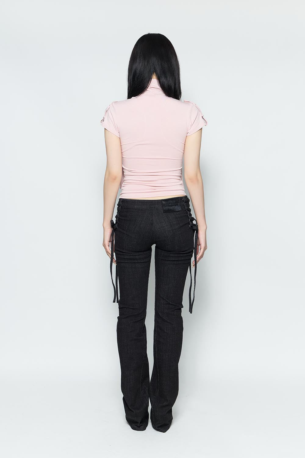 THEREDTHREAD / ザレッドスレッド】S lace up denim 1
