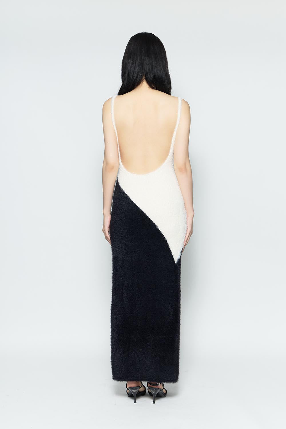 S fluffy long dress