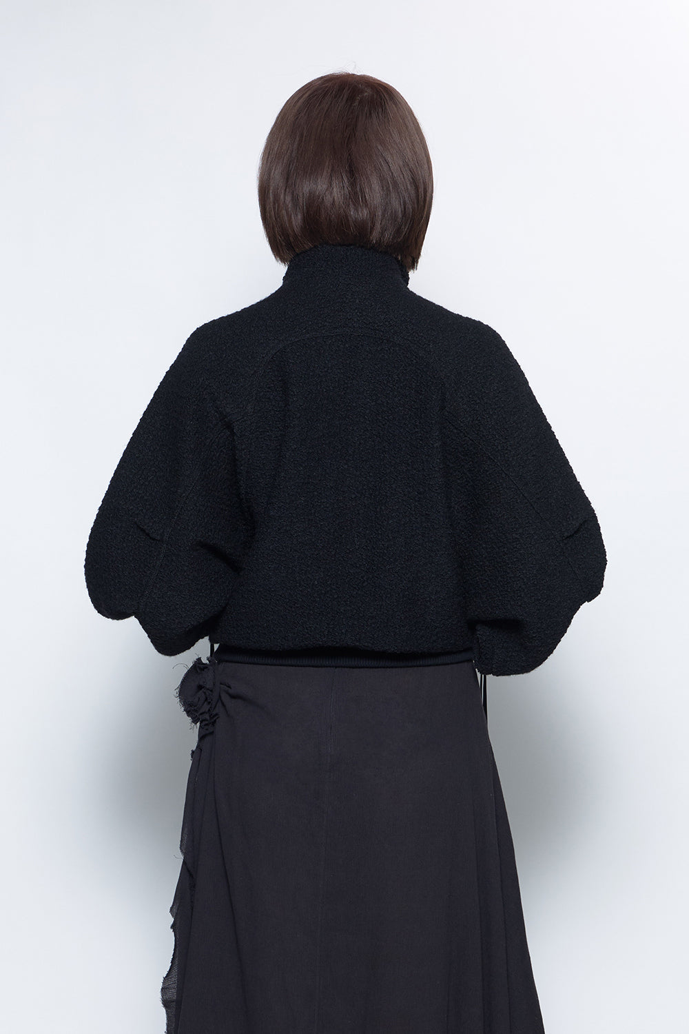 S clasp balloon blouson