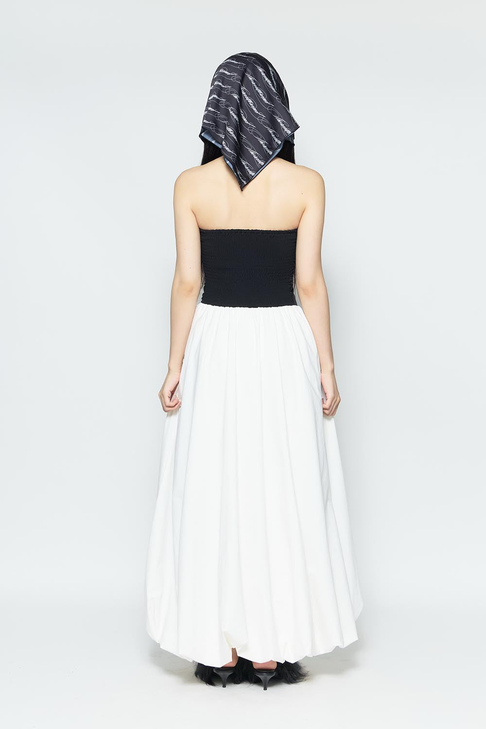 S balloon long dress