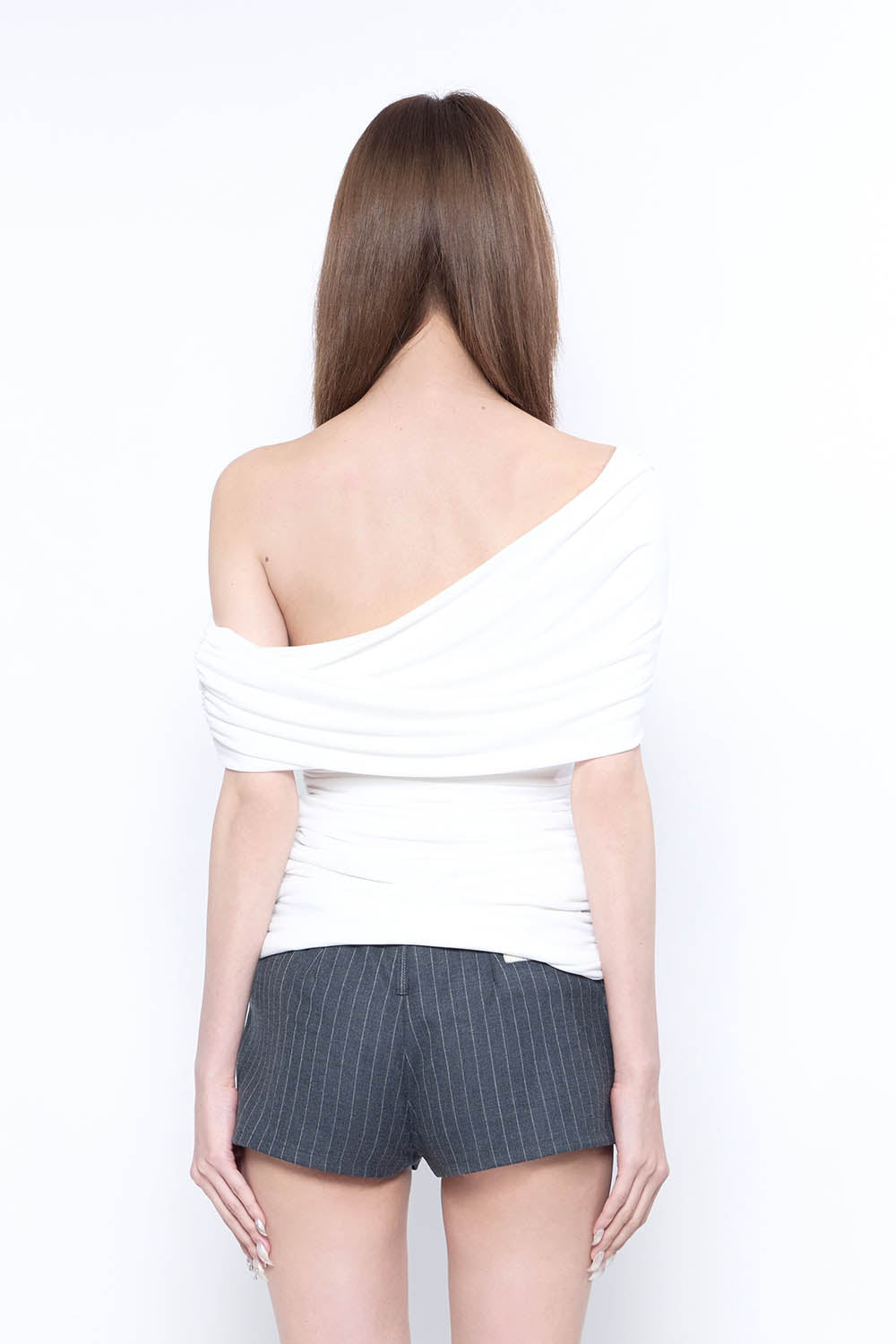 THEREDTHREAD】S drop off shoulder tops