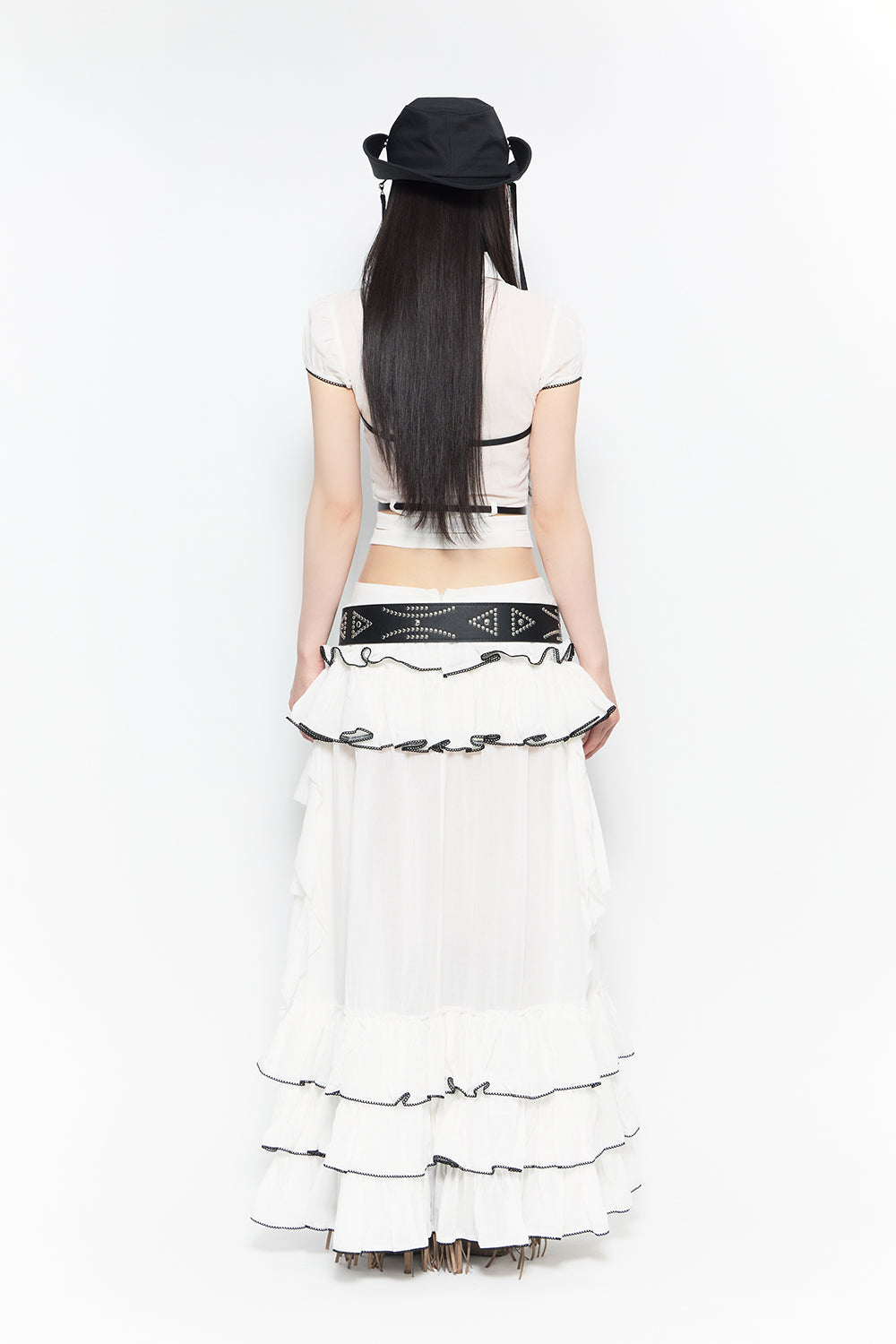 スカート the red thread frontier tiered skirt THEREDTHREAD / ザレッドスレッド】frontier tiered skirt