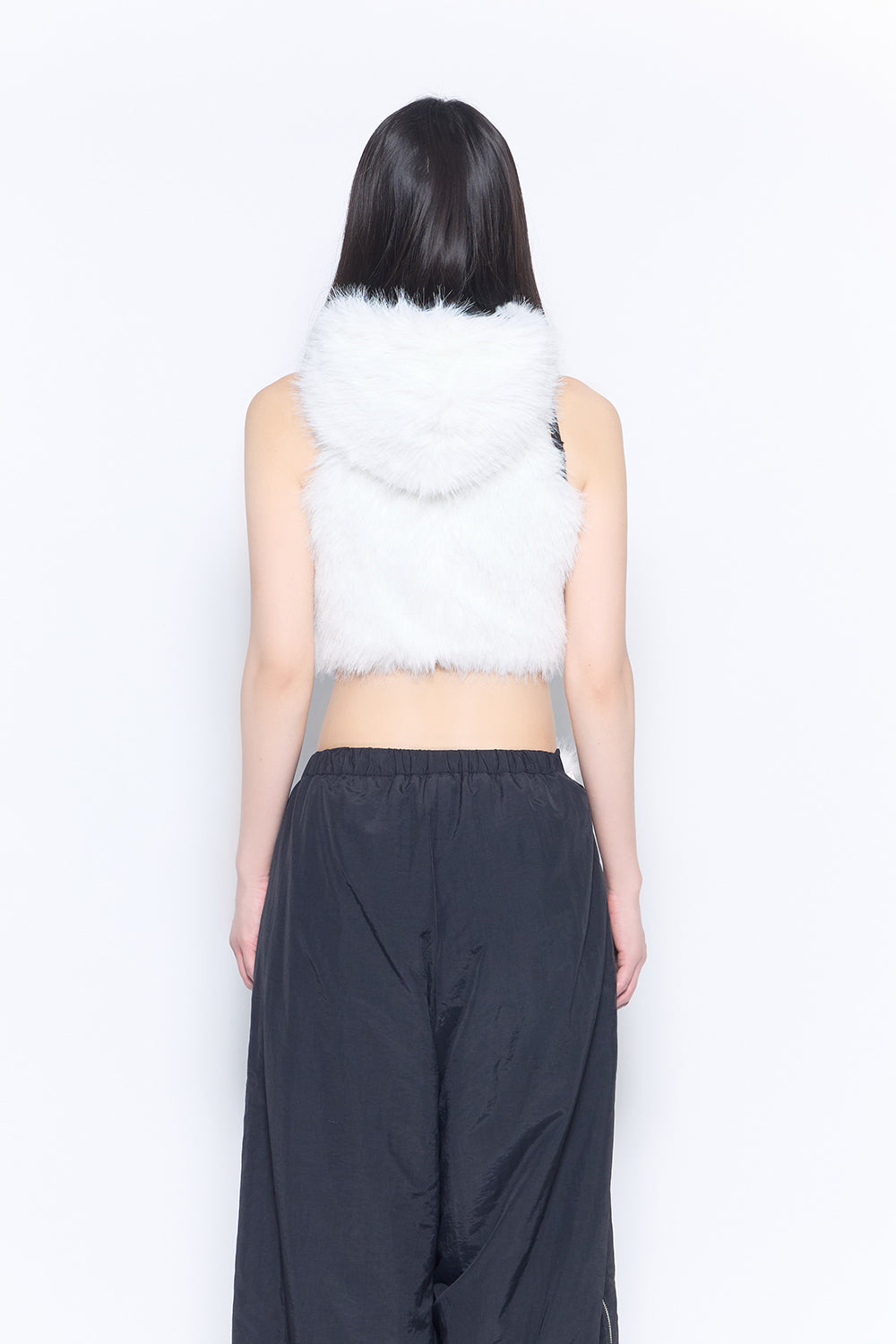 flip fur vest