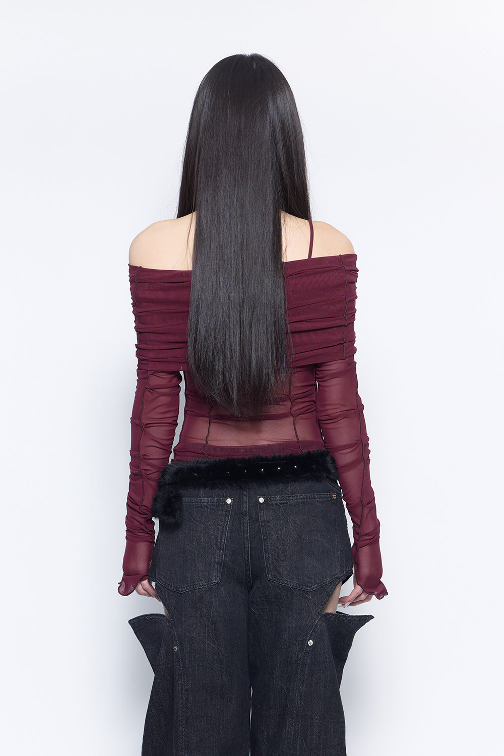 S offshoulder tops petal