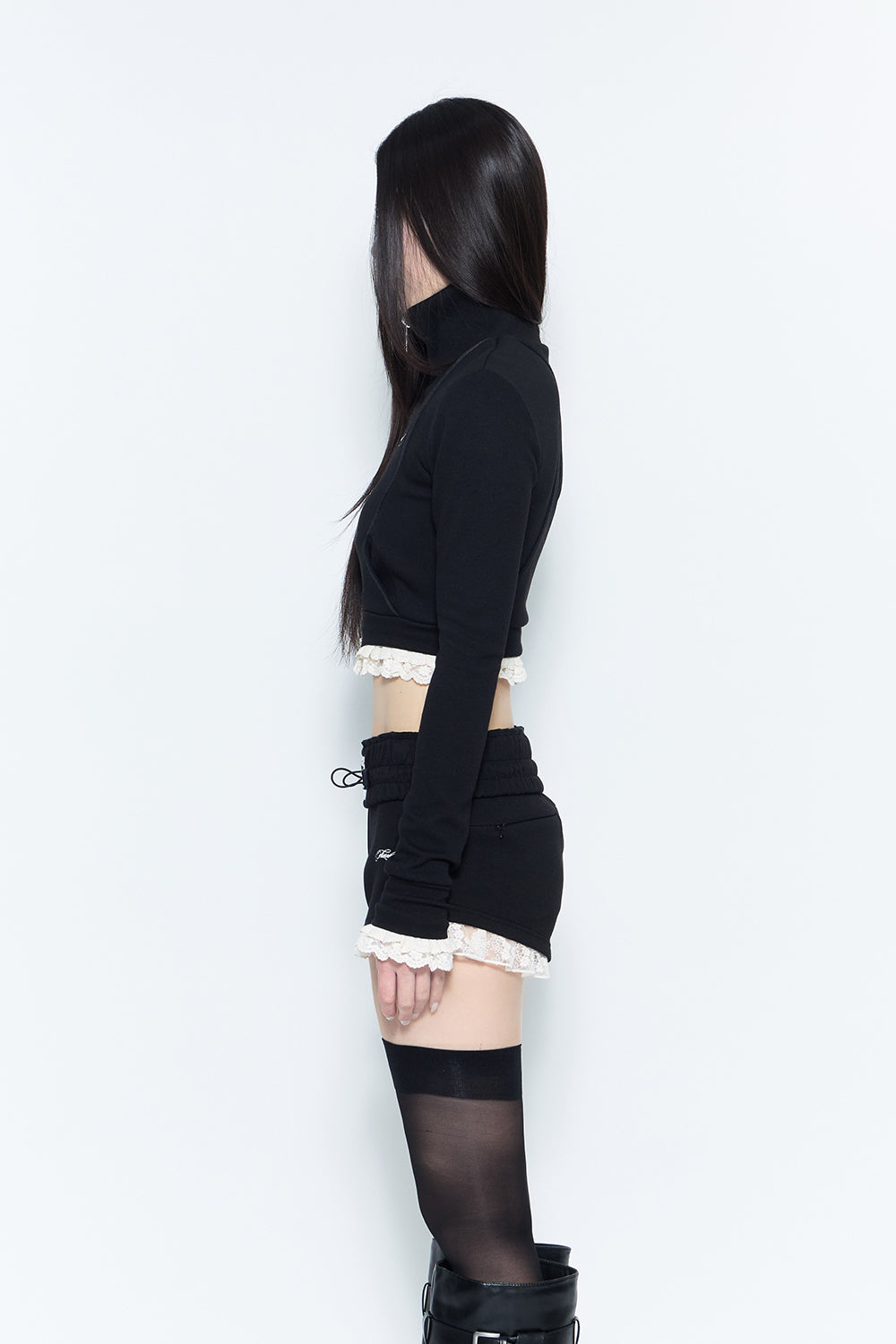 トップス THEREDTHREAD S Track Jersey jacket lace THEREDTHREAD】track jersey jacket lace