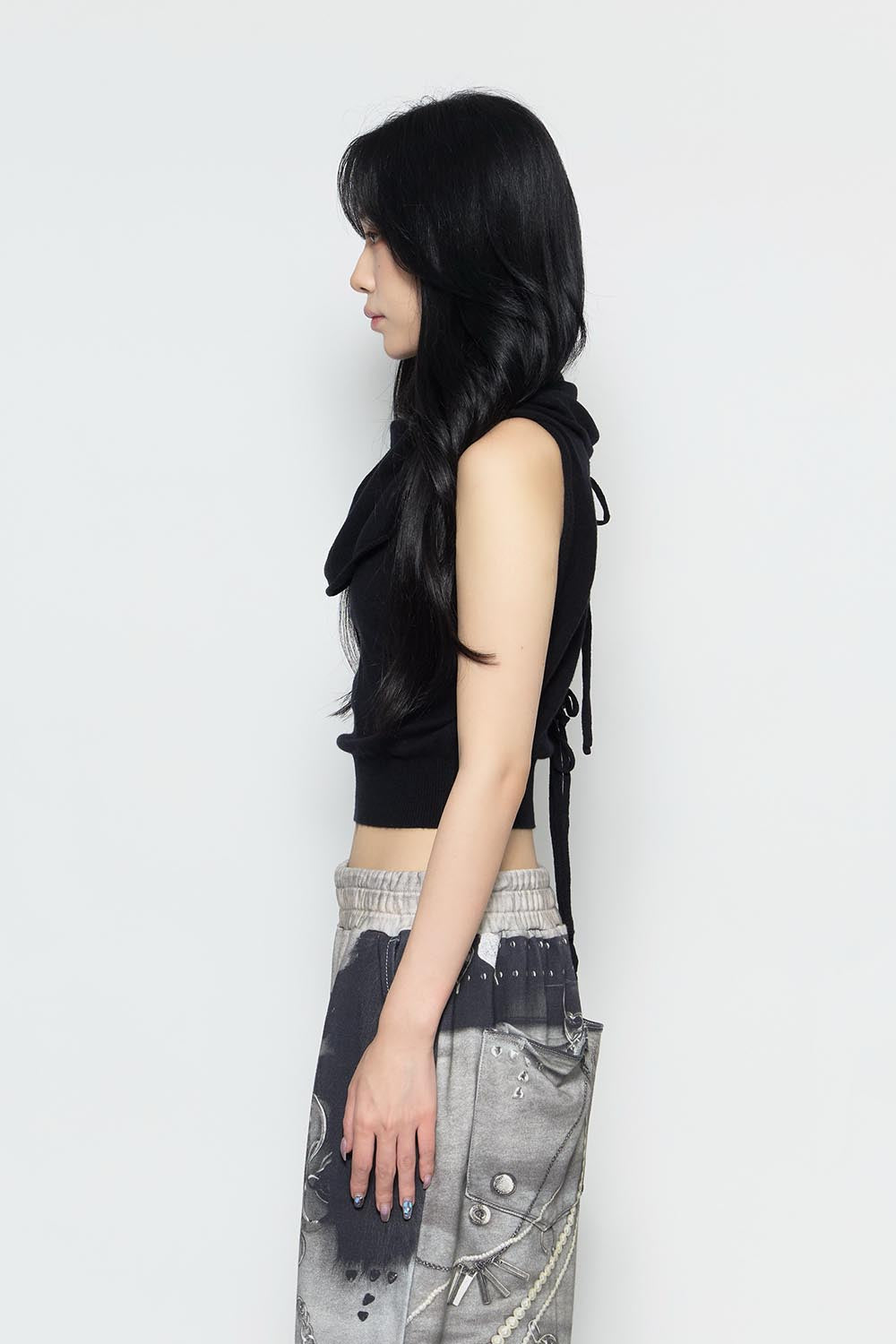 S backless knit tops