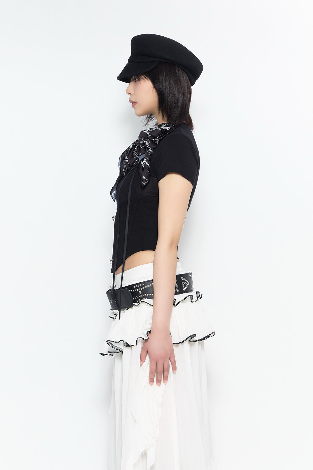 THEREDTHREAD / ザレッドスレッド】catline corset tops
