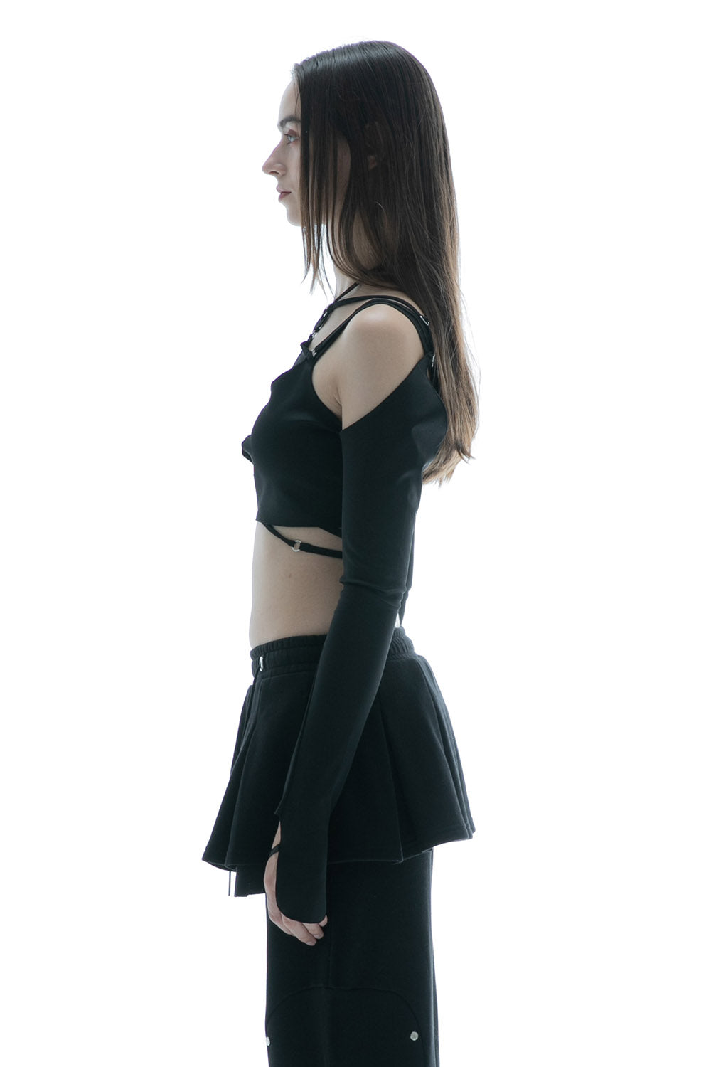 トップス theredthreadS knit fit tops repeat petal THEREDTHREAD / ザレッドスレッド】S knit fit tops repeat petal