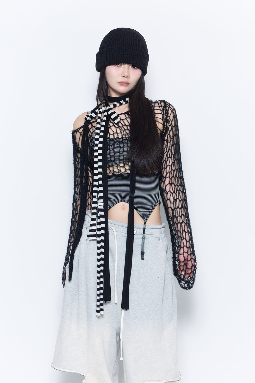 THEREDTHREAD / ザレッドスレッド】skinny scarf