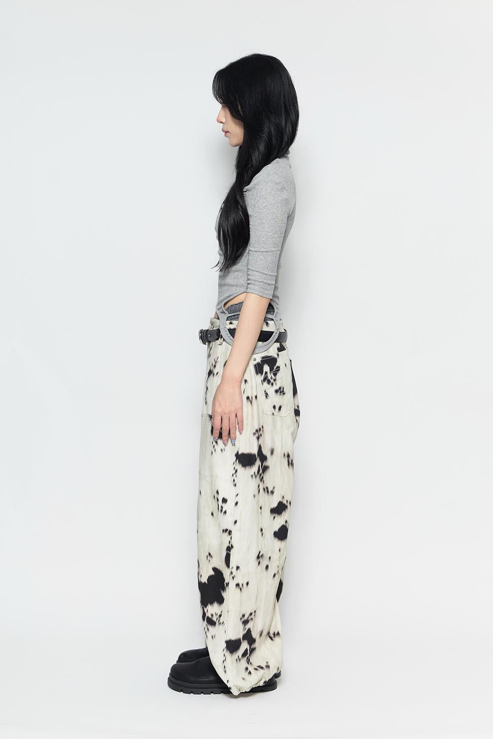 S layered work denim