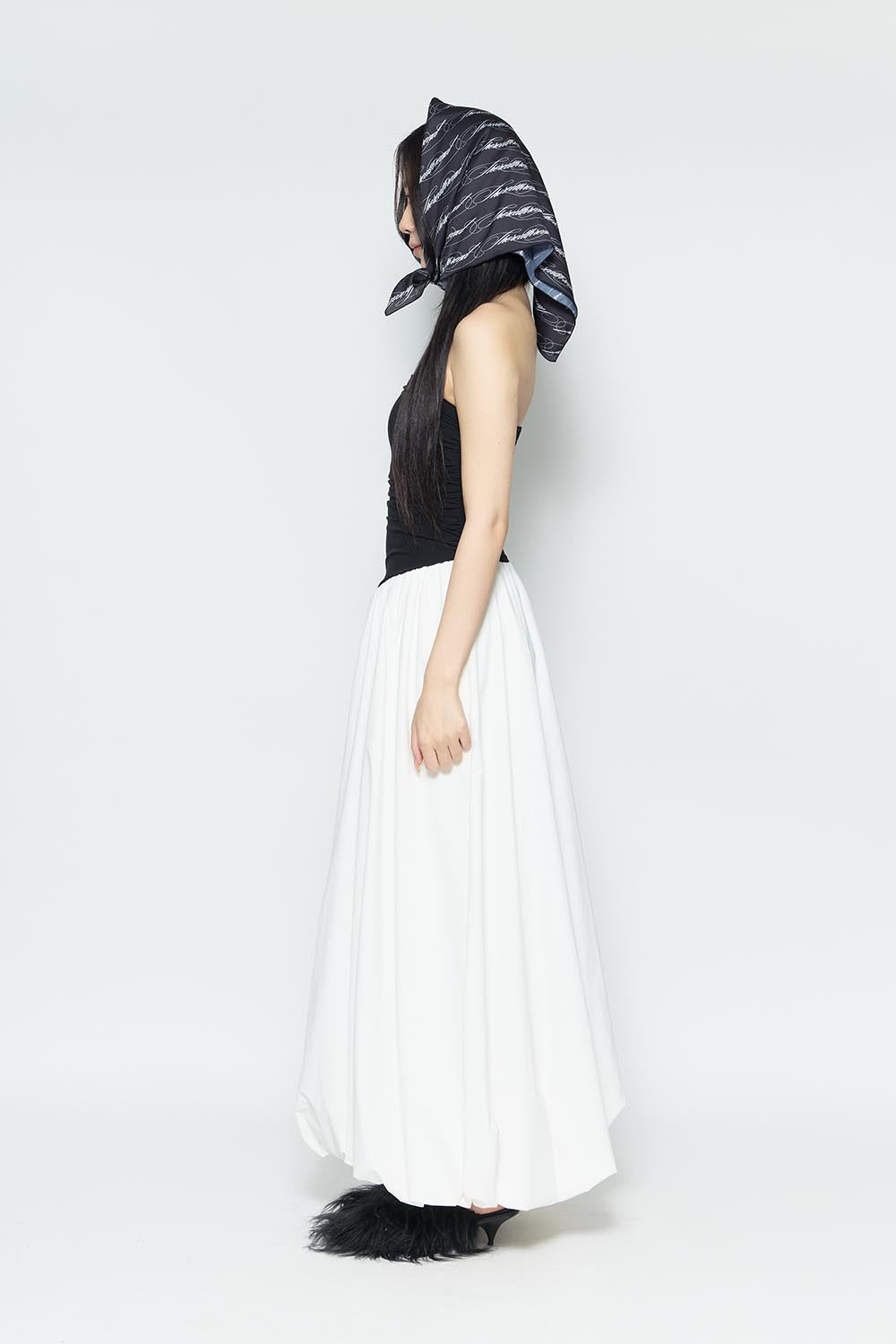 S balloon long dress
