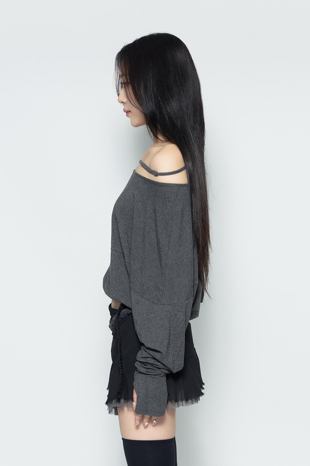 S slouchy strap tops