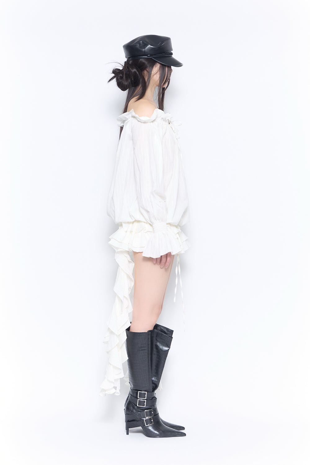 ruffle tiered dress mini