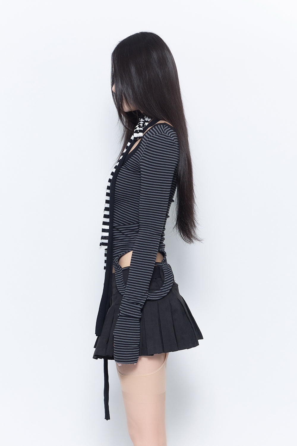 トップス theredthread loop border tops THEREDTHREAD / ザレッドスレッド】loop border tops