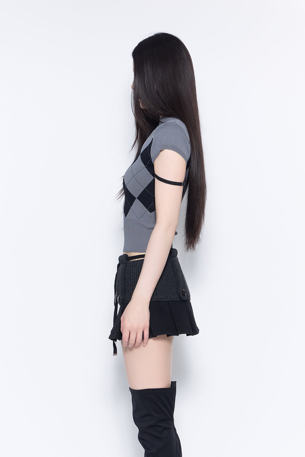 argyle fit tops