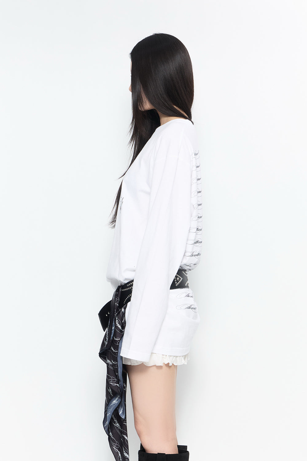 symbol big L/S T-shirt