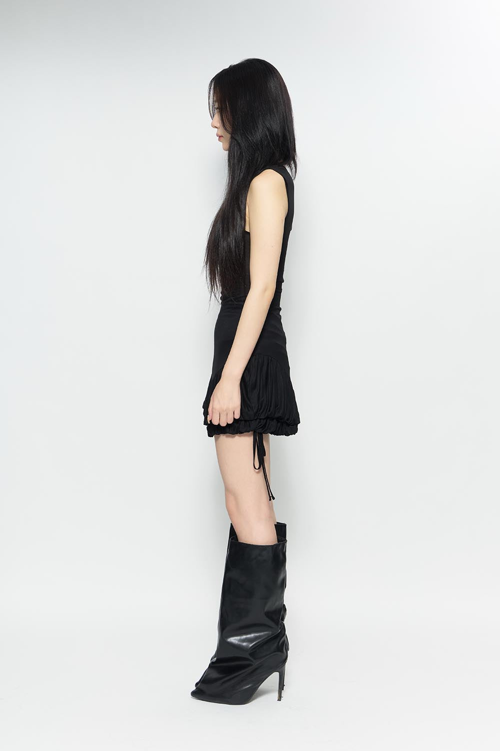 S w balloon dress mini