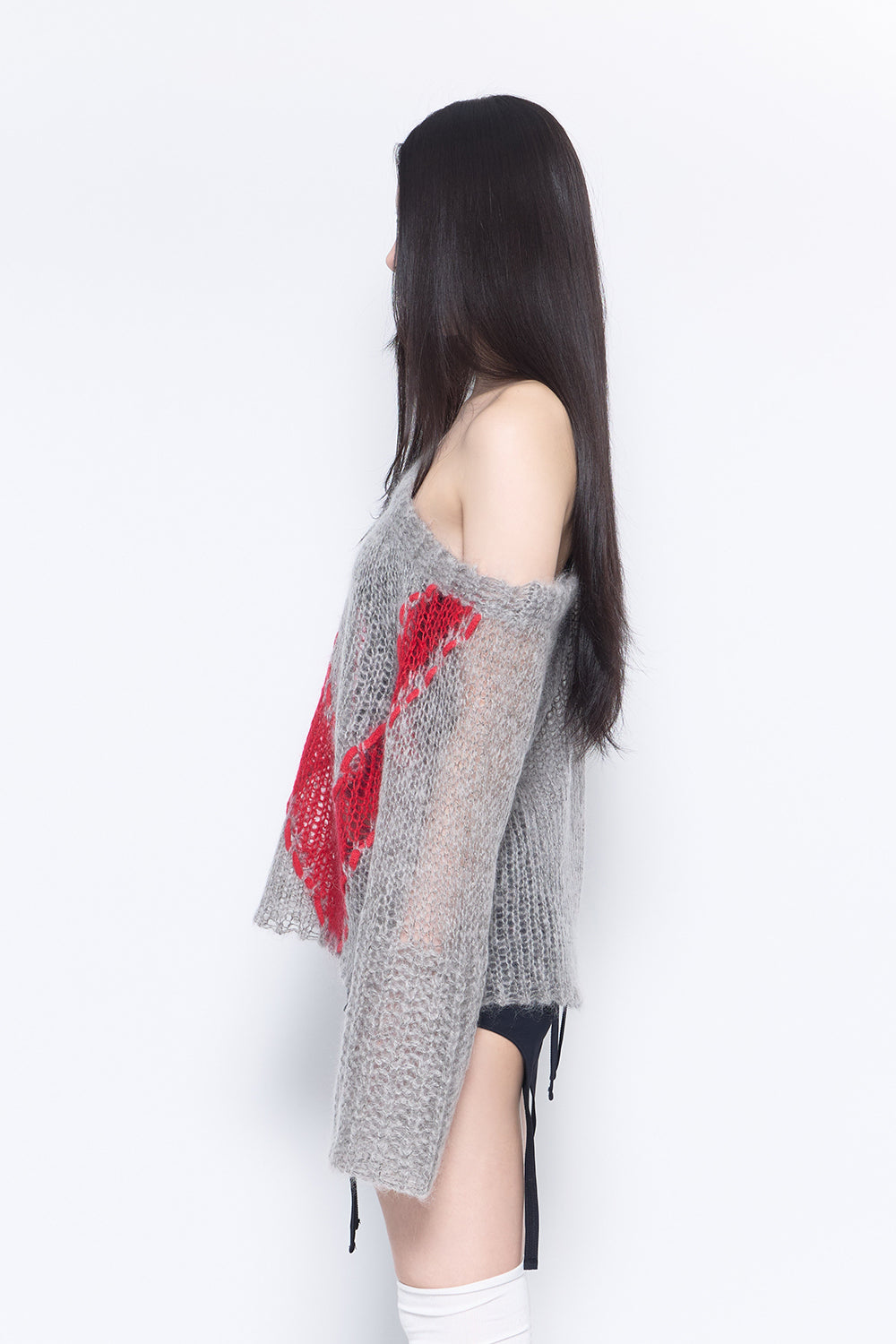 THEREDTHREAD / ザレッドスレッド】S big symbol knit