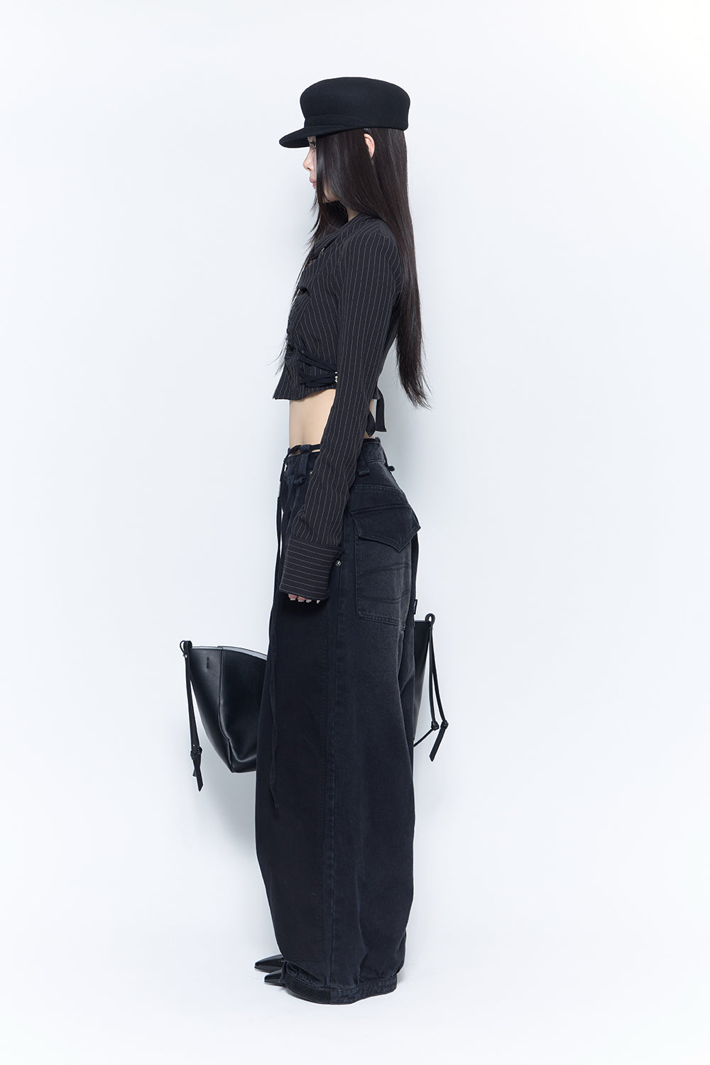 double knee denim heart 2