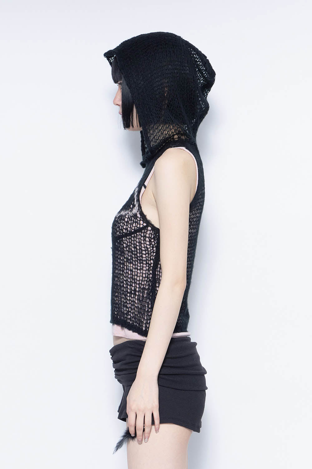 トップス theredthread S heart fit tops THEREDTHREAD / ザレッドスレッド】S heart fit tops