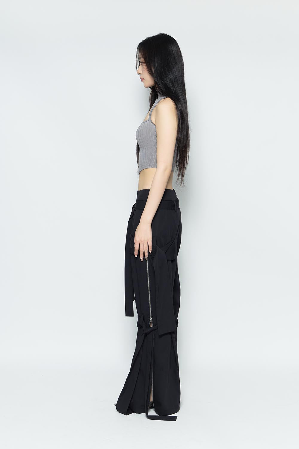 S belt slacks pants