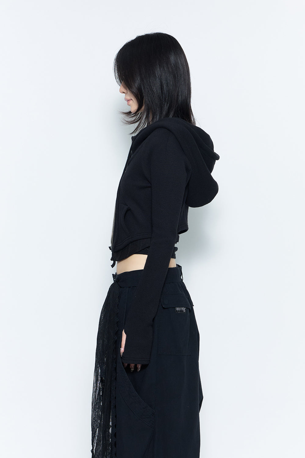 veiled hood hook tops