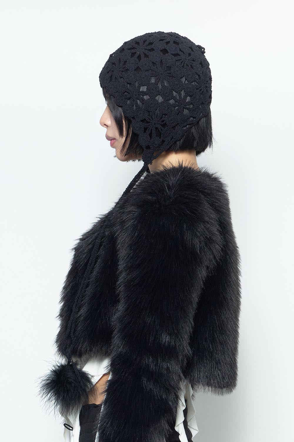 S crochet beanie