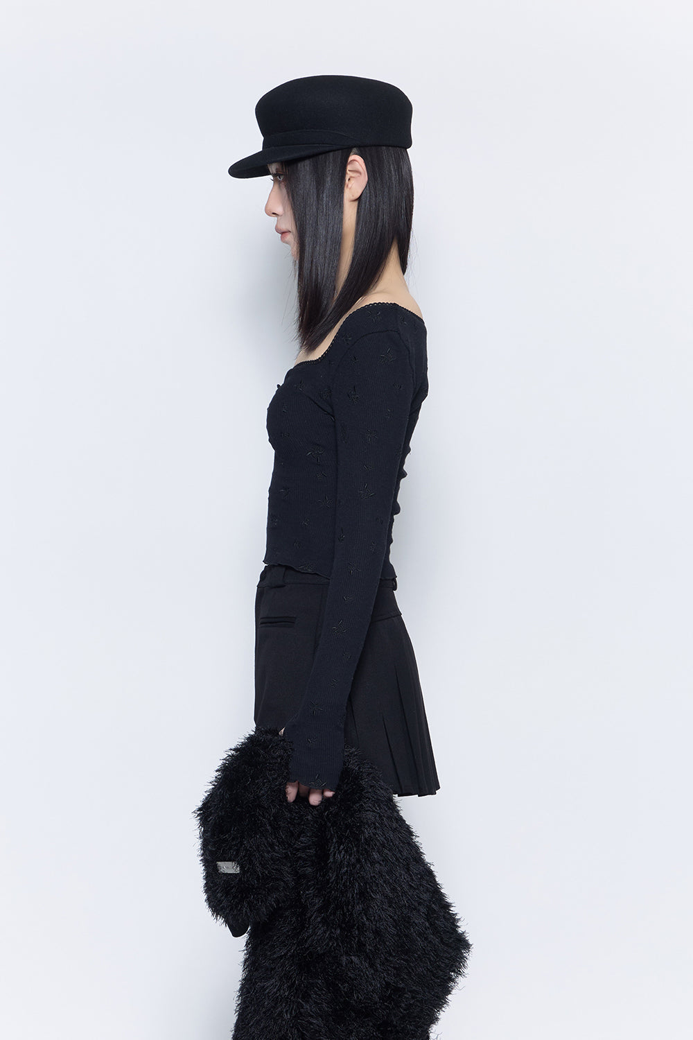 トップス embroidery thermal tops theredthread THEREDTHREAD / ザレッドスレッド】embroidery thermal tops