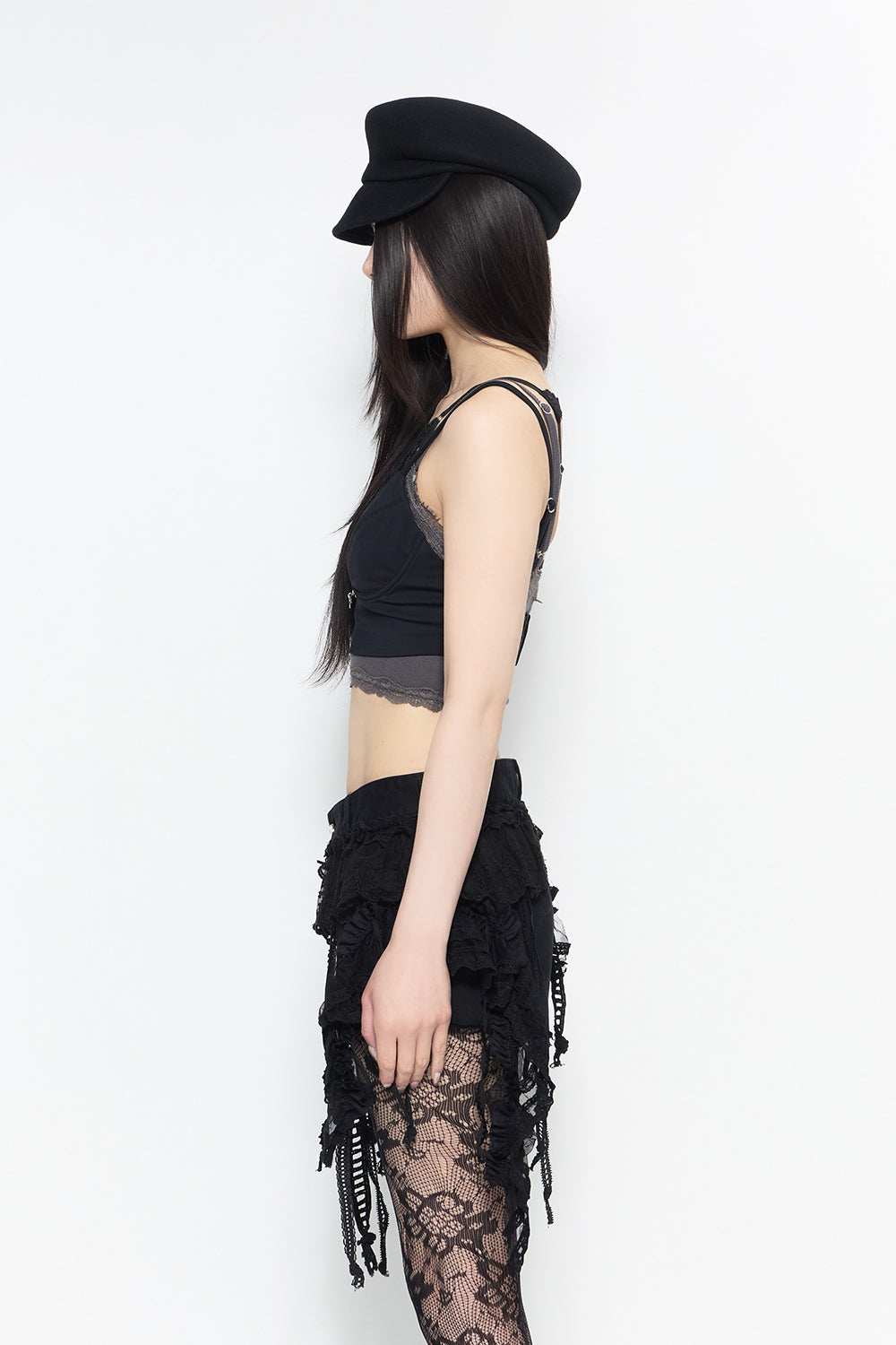 lace trim layer cami