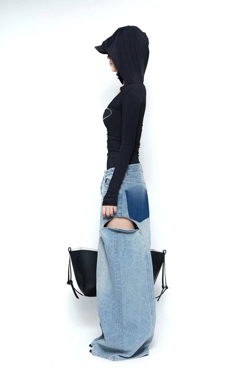 パンツ THE RED THREAD S cutting denim2 lace THEREDTHREAD / ザレッドスレッド】S cutting denim2 lace