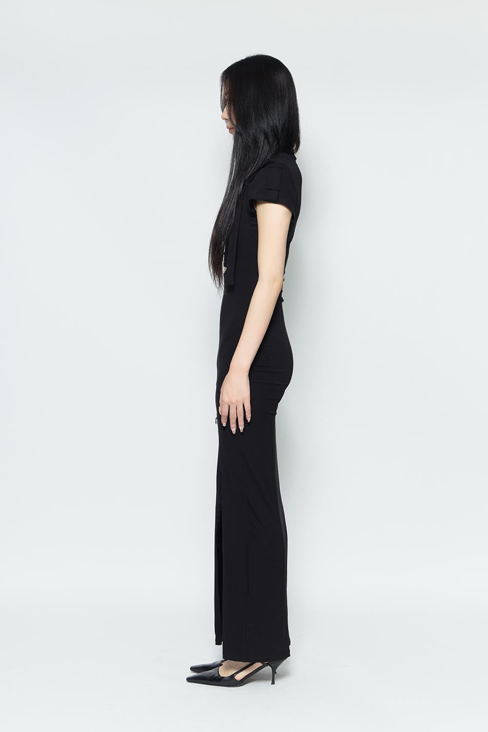 S shoulder harness dress